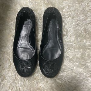 Black, Tory Burch flat shoes size 7